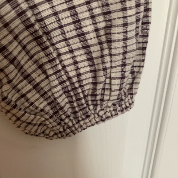 PullBear Cropped Puffed-Sleeve Button Blouse - Picture 5 of 5